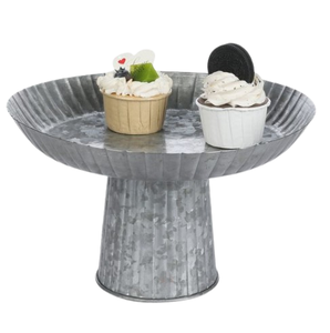 Meilleure vente Support à gâteau en métal galvanisé à un niveau Support en métal pour table à dessert fourni par l'Inde - Product Image 2
