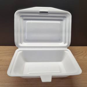 Boîte alimentaire jetable en mousse PS à 1 ou 2 compartiments avec couvercle, prix compétitif, vente chaude, idéale pour les plats à emporter - Product Image 6