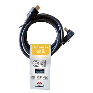 สาย HDMI 4K พร้อมอีเธอร์เน็ต 90 สีดำ 1.5 ม. 497013 - Product Image 2