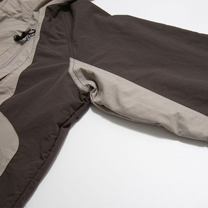 เสื้อกันลมมีฮู้ดสำหรับผู้ชายเสื้อแจ็คเก็ตมีฮู้ดสำหรับ2025แนวสตรีทฮิปฮอปแบบกำหนดเองได้มีหลายกระเป๋า - Product Image 4