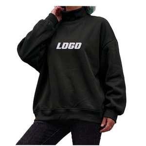 Pull-over col roulé décontracté pour femme, en coton biologique 100% lourd et respirant, idéal pour l'hiver – Vente en gros - Product Image 3