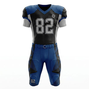 Uniforme de football américain pour hommes, tissu doux, coupe confortable, parfait pour les entraînements et les matchs quotidiens - Product Image 1