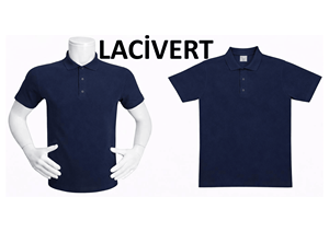 เสื้อโปโลแขนสั้นผู้ชาย สีกรมท่า ผ้าฝ้ายอ๊อกซ์ฟอร์ด สไตล์ลำลอง ทรงปกติ สีพื้น ระบายอากาศได้ดี ดีไซน์แบบทอ - Product Image 2