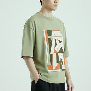 เสื้อยืดทรงบ็อกซี่คุณภาพสูง ระบายอากาศได้ดี ปรับแต่งได้ตามต้องการ ราคาสุดคุ้ม พิมพ์โลโก้ตามสั่ง เสื้อยืดทรงบ็อกซี่ผู้ชายขายดี - Product Image 4