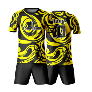 ชุดเสื้อฟุตบอลผ้าโพลีเอสเตอร์ชุดเสื้อเจอร์ซี่สำหรับปีใหม่2023ออกแบบตามสั่ง - Product Image 5