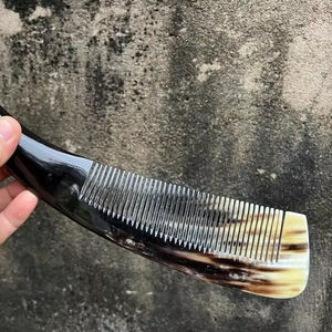 Gran oferta, tamaño personalizado, peine de cuerno Natural hecho a mano, estilo Animal, artesanías naturales con técnica pulida, precio bajo - Product Image 3