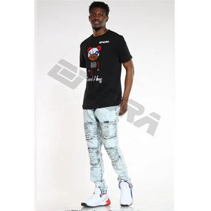 Venta caliente logotipo personalizado impreso sublimación camiseta en blanco transpirable deportes camiseta para hombres verano - Product Image 3