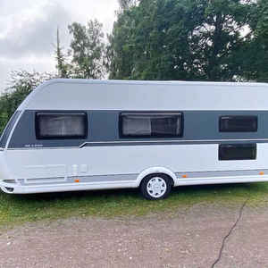 Remolque de Caravana Ligero Moderno Blanco en Forma de Lágrima de Alta Calidad con Certificación Europea, Mini RV de Gran Calidad para 4 Personas, Cápsula en Forma de Lágrima - Product Image 2