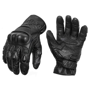Gants de moto en cuir de style nouveau pour la conduite en moto, doigts entiers, course, avec évacuation de l'humidité et séchage rapide - Product Image 6