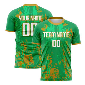 Camiseta de fútbol para adultos superventas, ropa deportiva transpirable con corte automático, ropa de fútbol superior - Product Image 1