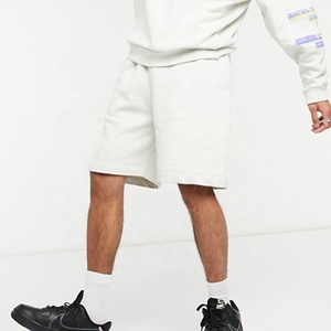 Logo personnalisé Short de gym en coton pour hommes Sports d'été Short de survêtement à la mode à taille moyenne Coupe ample pour la course à vélo Short à cordons - Product Image 3