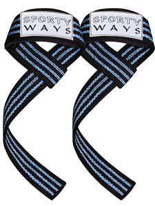 Correa de elevación para gimnasio, soporte de muñeca antideslizante para levantamiento de pesas personalizado, figura 8, correa de elevación para ejercicio de gimnasio - Product Image 3