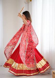 Featuring Our <b>Own</b> Real <b>Modeling</b> Lehenga Choli Modern Boutique Statement Piece Reversible All Seasons - Product Image 6
