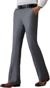 Pantalon habillé décontracté pour homme ajustable avec tissu doux de haute qualité respirant léger coupe régulière - Product Image 5