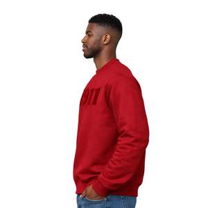 Solid 1911 Krimson Kappa Alpha Psi Fraternity Chenille <b>Sweatshirt</b> True To Size Premium Fleece Embroidered Greek Letter Apparel - Product Image 3