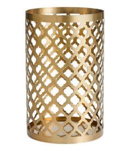 Linterna Diwali blanca y cobre con diseño de filigrana elegante soporte votivo para iluminación y decoración del hogar Diwali - Product Image 3