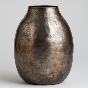 Vase classique en métal fait main avec aspect antique poli parfaitement conçu pour la décoration saisonnière - Product Image 5