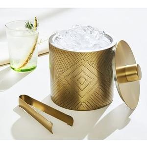 Seau à glace en métal de qualité supérieure avec construction solide adapté aux barmans professionnels, restaurants et gestionnaires d'événements - Product Image 1