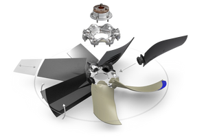 Ventilador Axial de Tubo de 24 Pulgadas - 2 HP - 1 Fase - 8,500 CFM - Product Image 4