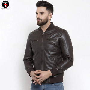 2025 chaqueta de cuero de motorista genuino personalizada para hombres y mujeres nueva llegada Slim Fit chaqueta de Moto de cuero Real última moda - Product Image 3