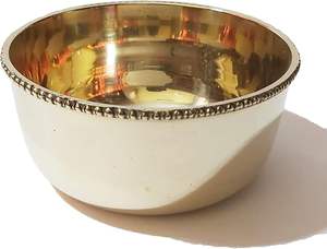 Ensaladera minimalista ecológica de metal con medidas para uso en la cocina hecha a mano a muy bajo costo por HF CRAFTS - Product Image 3