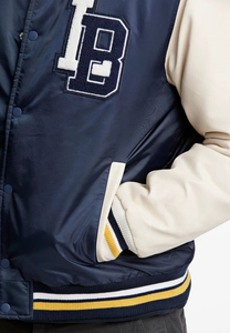 Blouson de baseball en satin avec design personnalisé, veste universitaire, pilote de vol universitaire, chaqueta tipo, letterman, satinada - Product Image 2