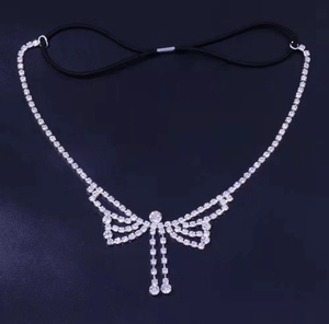 Chaîne de bikini glamour à pampilles en strass pour la mode discothèque - Product Image 5