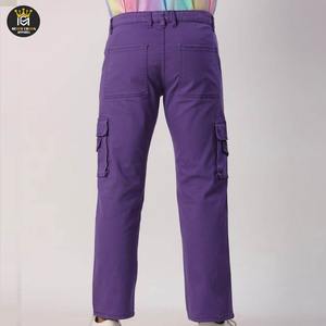 Pantalones Cargo de Lona Casuales para Hombre, Diseño Multibolsillos, Alta Calidad, Transpirables, Cintura Media, Precio Razonable, Última Moda - Product Image 4