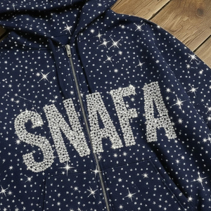 Conjunto Deportivo con Capucha y Pedrería para Hombre, Conjunto Deportivo con Logotipo Personalizado y Pedrería, Nuevo Conjunto Deportivo con Pedrería - Product Image 4