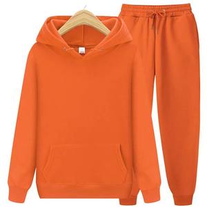 Chocolat brun hommes survêtement hiver mode masculine polaire costume sport survêtement survêtements hommes ensembles sweats à capuche costume de sport - Product Image 5