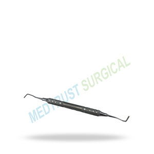 Ochsenbein 3 Chisel, instrument chirurgical dentaire à double extrémité en acier inoxydable pour la chirurgie parodontale et buccale - Product Image 3