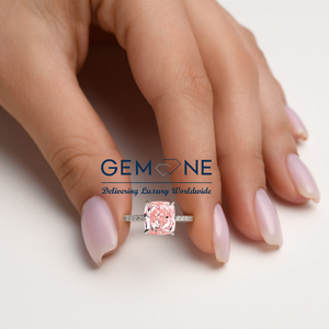2 Carat Kích Thước IGI Chứng Nhận Fancy Đệm Sống Động Màu Hồng Phòng Thí Nghiệm Grown Kim Cương Solitaire Nhẫn 14K Rắn Vàng Engagement <span class=keywords><strong>Ring</strong></span> - Product Image 4