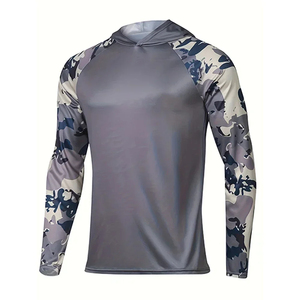 Camisa de pesca de manga corta de talla grande para hombre, Polo de poliéster de secado rápido UPF 50 transpirable con estampado de transferencia de calor - Product Image 3