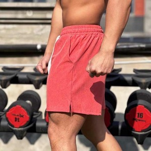 Shorts pour hommes en tissu jacquard confortable à séchage rapide personnalisés en gros - Product Image 3