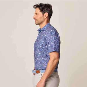 Camiseta Polo de Algodón 100% de 260 Gramos con Bloques de Color, Nueva Colección de Verano, Personalizable para Fabricantes de Ropa, con Cierre y Mangas Cortas para Hombre - Product Image 4