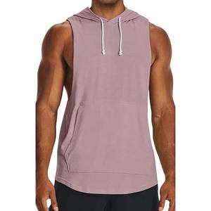 Stringer Muscle <b>Sleeveless</b> <b>Hoodie</b> <b>Men</b> <b>Sleeveless</b> Gym Hoodies <b>Sleeveless</b> Gym <b>Hoodie</b> cotton <b>Sleeveless</b> Gym <b>Hoodie</b> print logo - Product Image 1