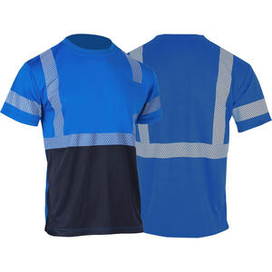 Camiseta DE SEGURIDAD reflectante de alta visibilidad hecha a medida con mangas cortas para hombres 2024 camiseta de seguridad personalizada ropa al aire libre - Product Image 1