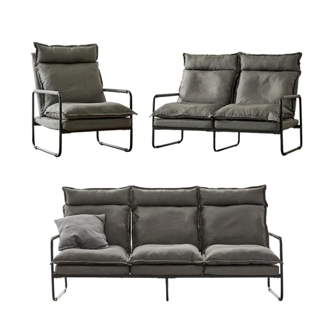 Heiße Produkte Wohnzimmer möbel Verstellbare Liege Modular Stoff Triple Seat Sofa Stuhl Couch Sofa