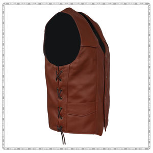 Gilet en cuir personnalisé pour hommes et femmes, protection à haute durabilité, design élégant et confortable, protection à haute durabilité - Product Image 4