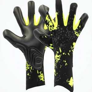 Guantes de portero de cuero Premium personalizables, agarre de látex, ajuste personalizado de alta calidad, Fútbol al aire libre, impermeable, dedo completo - Product Image 6