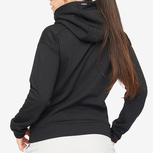 เสื้อฮู้ดผู้หญิงลำลองบุผ้าฝ้ายเนื้อนุ่ม แขนยาว สไตล์สปอร์ตแวร์ สตรีทแวร์ สำหรับฤดูใบไม้ร่วง รับทำโลโก้ตามสั่ง OEM - Product Image 3