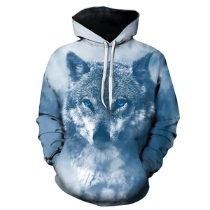 Nuevo estilo THT WEARS Hombres 100% Algodón Alta calidad Digital Impreso Rhinestone Diseño Streetwear Sudaderas con capucha de invierno - Product Image 1
