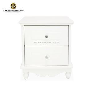 Servicios OEM y ODM para mesita de noche de madera y blanca del fabricante - Product Image 1