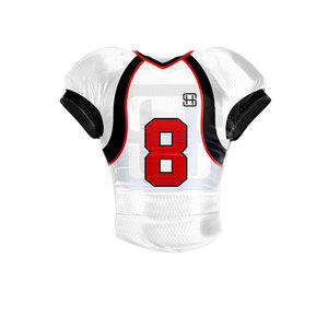 Uniforme de football américain de haute qualité, léger, 100% polyester, respirant et à séchage rapide, disponible en tailles adultes pour les équipes - Product Image 5