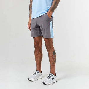 Personalizado de dos piezas de manga corta de color de contraste fino camisetas conjunto corto ropa de 2 piezas de verano conjuntos de los hombres con calidad superior - Product Image 4