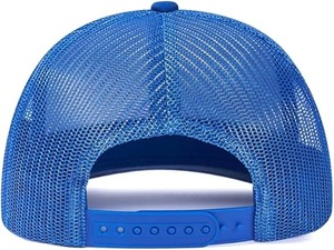 Gorra de malla de béisbol con estampado Digital de poliéster 100%, gorra de sublimación en blanco para camionero con bordado a mano, Cierre trasero con hebilla de Metal - Product Image 4