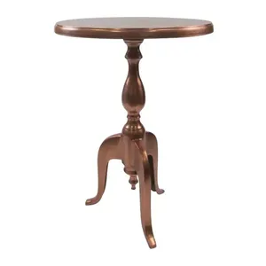 Vente à chaud Table d'appoint de qualité supérieure de style vintage pour la décoration du salon de l'hôtel à la maison Table centrale d'angle de meubles en métal - Product Image 6