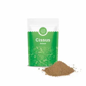 Poudre d'extrait de feuilles de Cissus Quadrangularis |   Extraction par solvant |   10:1 Herbal |   À base de plantes |   Qualité alimentaire |   Fût en vrac OEM Inde - Product Image 1