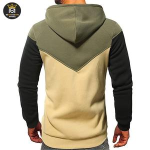 Venta al por mayor sudaderas con capucha de los hombres de calidad superior 100% algodón estilo caliente transpirable ropa casual con cremallera OEM personalizado con capucha para el invierno - Product Image 2