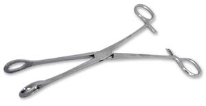 Pinza de sujeción de esponja de acero inoxidable, instrumento quirúrgico dentado, recto y curvo - Product Image 5